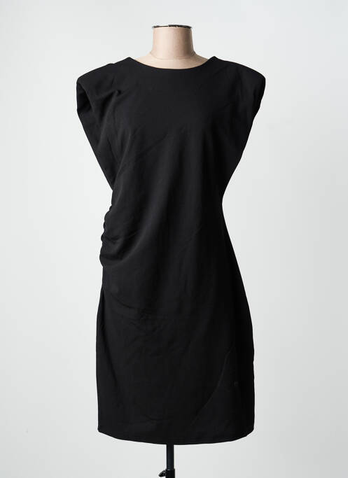 Robe courte sans manche sans manche noir ICHI femme