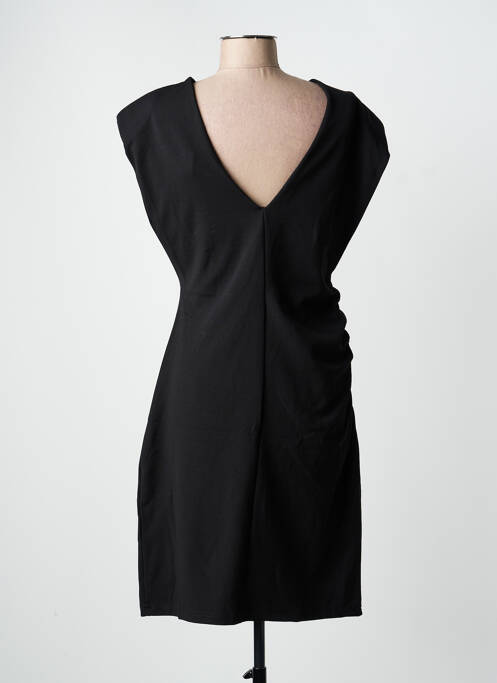 Robe courte sans manche sans manche noir ICHI femme