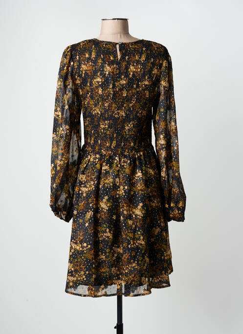 Robe courte manches longues manches longues noir MOLLY BRACKEN femme