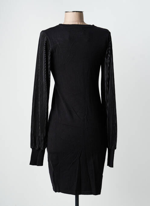 Robe mi-longue manches longues manches longues noir MOLLY BRACKEN femme