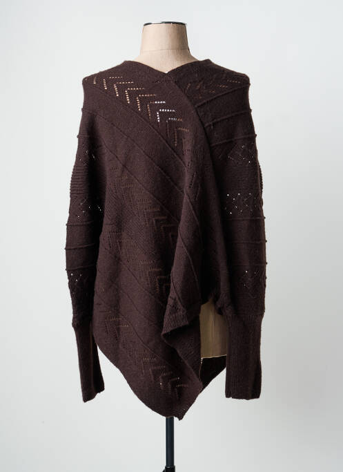 Pull tunique marron CREAM femme