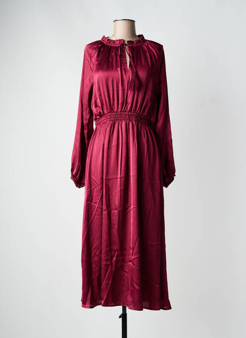Robe mi-longue rouge AN' GE femme