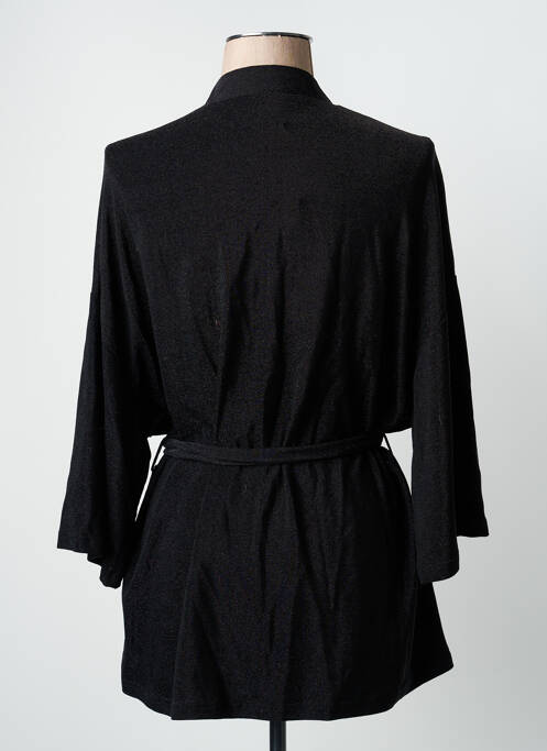 Veste kimono noir GRACE & MILA femme
