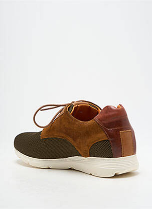 Baskets nubuck bout rond vert AMBITIOUS homme