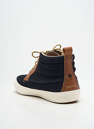 Baskets bout rond bout rond bleu FAGUO homme