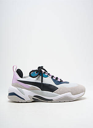 Baskets bout rond talon de 4 à 6cm beige PUMA femme