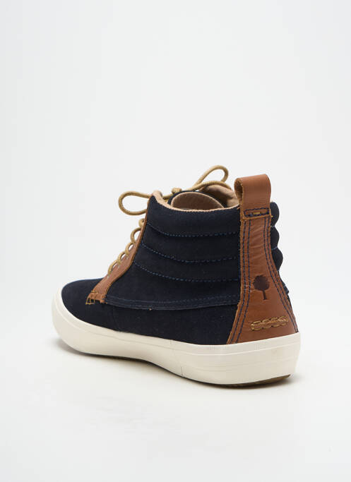 Baskets bout rond bout rond bleu FAGUO homme