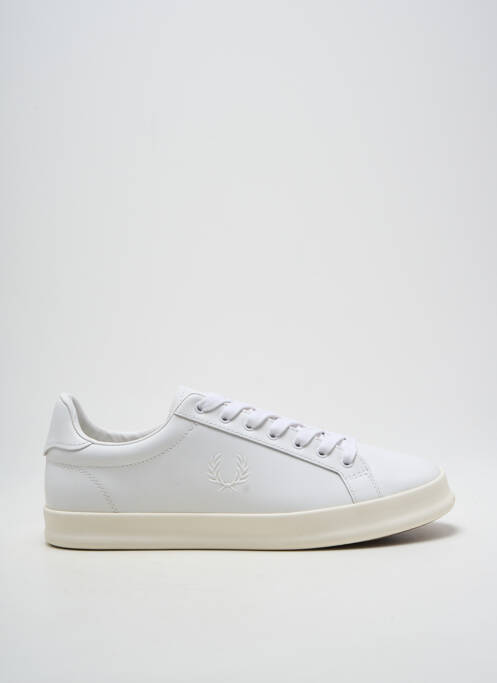 Baskets bout rond bout rond blanc FRED PERRY homme
