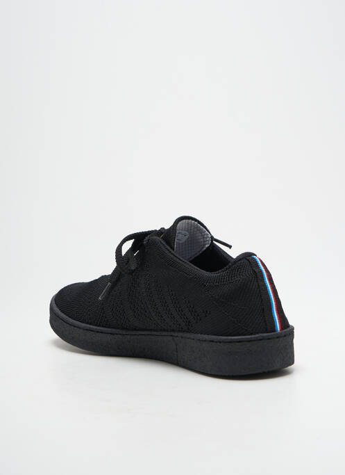 Baskets semelle amovible bout rond noir ECTOR unisexe