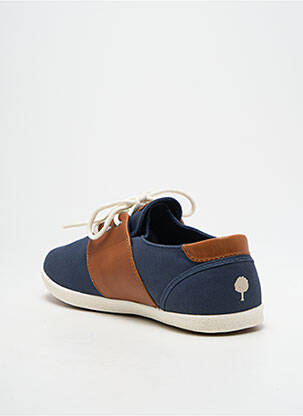 Baskets bout rond bout rond bleu FAGUO homme