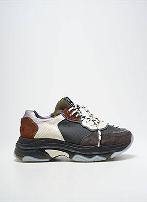 Baskets semelle amovible bout rond gris BRONX unisexe