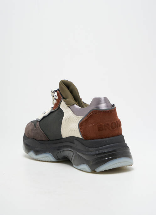 Baskets gris BRONX unisexe