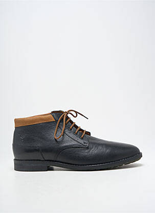 Bottines/boots semelle amovible talon bas noir KOST homme