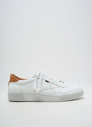 Baskets bout rond bout rond blanc KOST homme