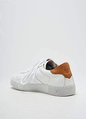 Baskets bout rond bout rond blanc KOST homme