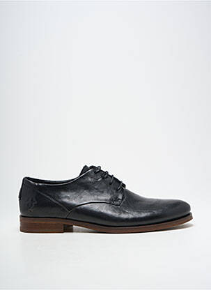 Derbies matière lisse talon bas noir KOST homme