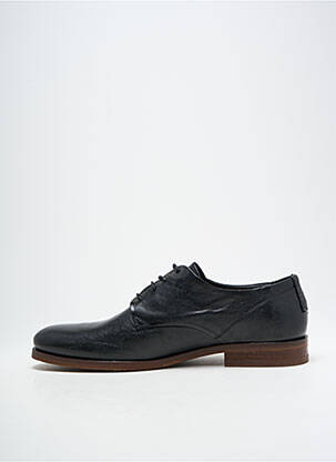 Derbies matière lisse talon bas noir KOST homme