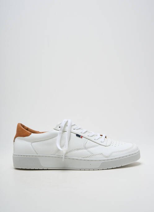 Baskets bout rond bout rond blanc KOST homme