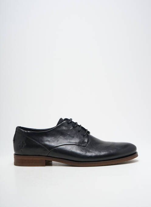 Derbies matière lisse talon bas noir KOST homme