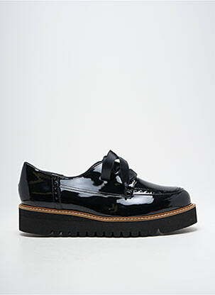 Derbies matière lisse talon de 4 à 6cm noir MYMA femme