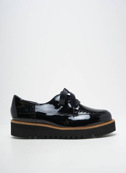 Derbies matière lisse talon de 4 à 6cm noir MYMA femme