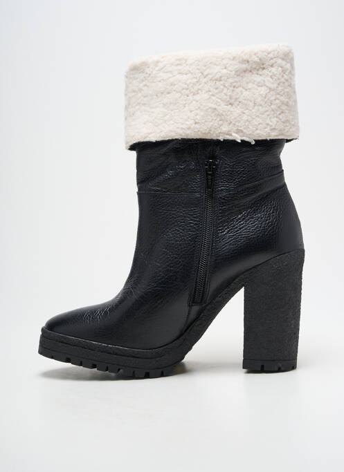 Bottines/boots fourrée talon haut de 10cm et plus noir GADEA femme