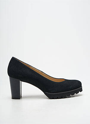 Escarpins nubuck talon de 7 à 9cm noir GADEA femme