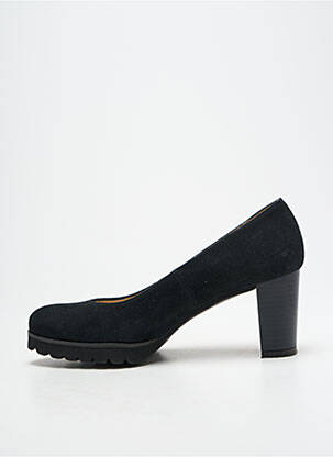 Escarpins nubuck talon de 7 à 9cm noir GADEA femme