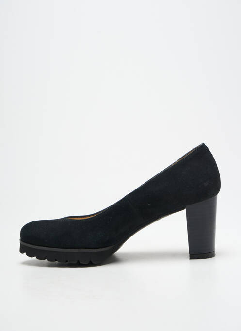 Escarpins nubuck talon de 7 à 9cm noir GADEA femme