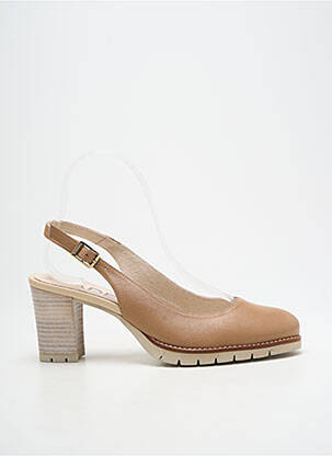 Escarpins fermeture boucle(s) talon de 7 à 9cm marron GADEA femme