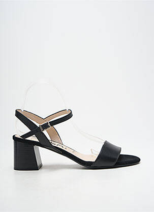 Sandales/nu pieds matière lisse talon de 4 à 6cm noir GADEA femme