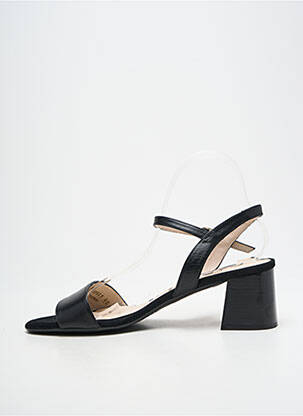 Sandales/nu pieds matière lisse talon de 4 à 6cm noir GADEA femme