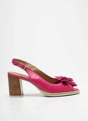Escarpins fermeture boucle(s) talon de 7 à 9cm rose GADEA femme