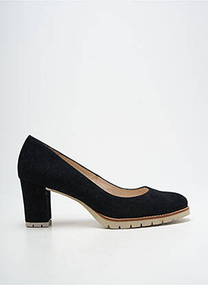 Escarpins nubuck talon de 7 à 9cm noir GADEA femme