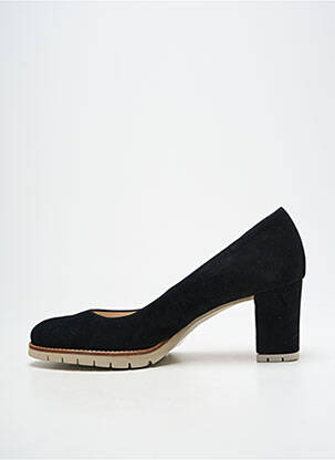 Escarpins nubuck talon de 7 à 9cm noir GADEA femme