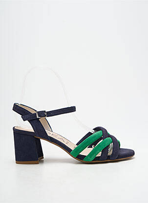 Sandales/nu pieds talon bottier talon de 4 à 6cm bleu GADEA femme