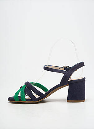 Sandales/nu pieds talon bottier talon de 4 à 6cm bleu GADEA femme