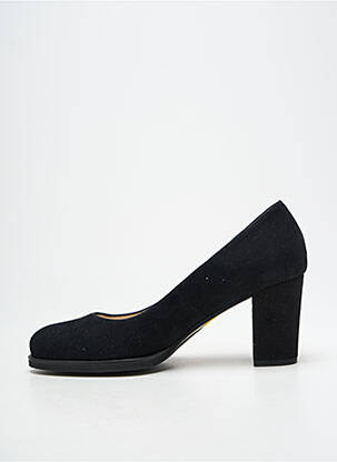 Escarpins nubuck talon de 7 à 9cm noir GADEA femme
