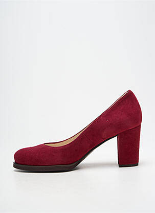 Escarpins nubuck talon de 7 à 9cm violet GADEA femme