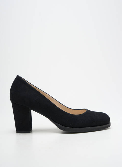 Escarpins nubuck talon de 7 à 9cm noir GADEA femme