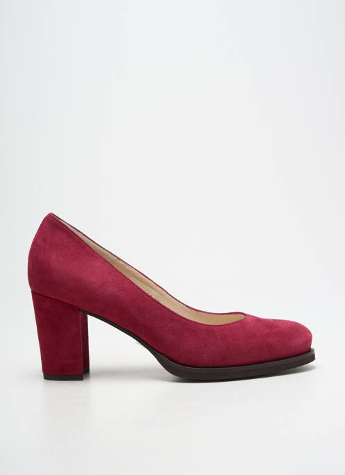 Escarpins nubuck talon de 7 à 9cm violet GADEA femme