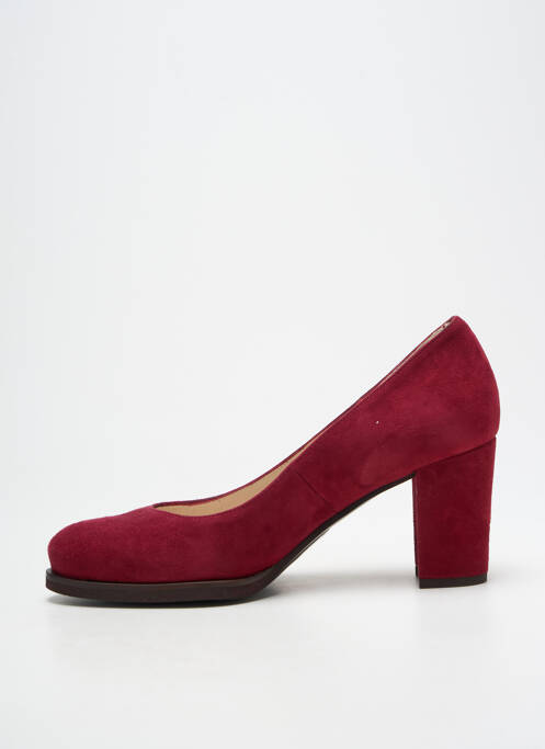 Escarpins nubuck talon de 7 à 9cm violet GADEA femme
