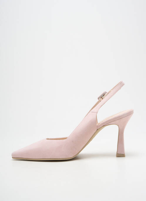 Escarpins fermeture boucle(s) talon de 7 à 9cm rose LODI femme