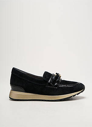 Mocassins tissage satiné talon plat jusqu'à 3cm noir FUGITIVE BY FRANCESCO ROSSI femme