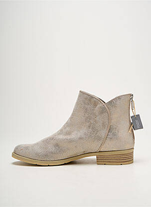 Bottines/boots tissage satiné talon plat jusqu'à 3cm or MARCO TOZZI femme