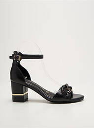 Sandales/nu pieds matière lisse talon de 4 à 6cm noir MARCO TOZZI femme