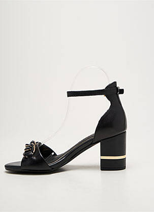 Sandales/nu pieds matière lisse talon de 4 à 6cm noir MARCO TOZZI femme