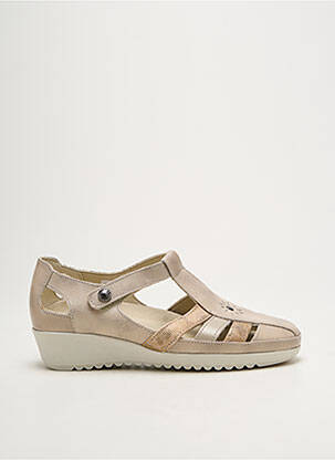 Sandales/nu pieds talon plat jusqu'à 3cm beige ARIMA femme