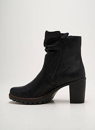 Bottines/boots fourrée talon de 4 à 6cm noir RIEKER femme