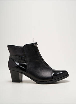 Bottines/boots fourrée talon de 4 à 6cm noir RIEKER femme